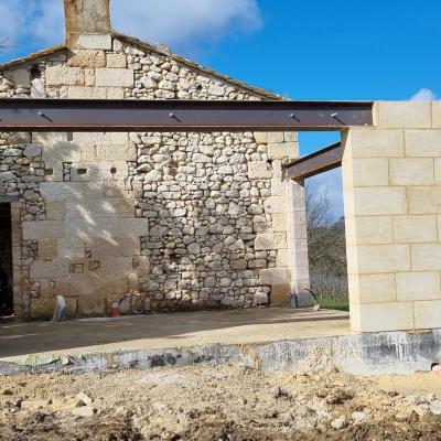 Chantier bourg sur gironde