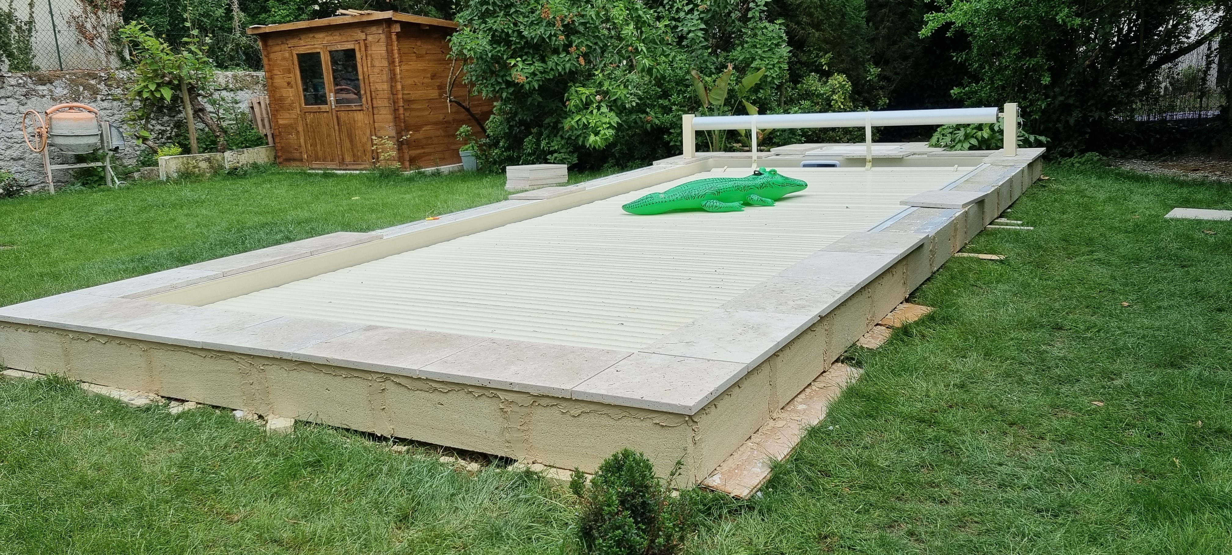 Finition parement pierre naturel/Travertin 