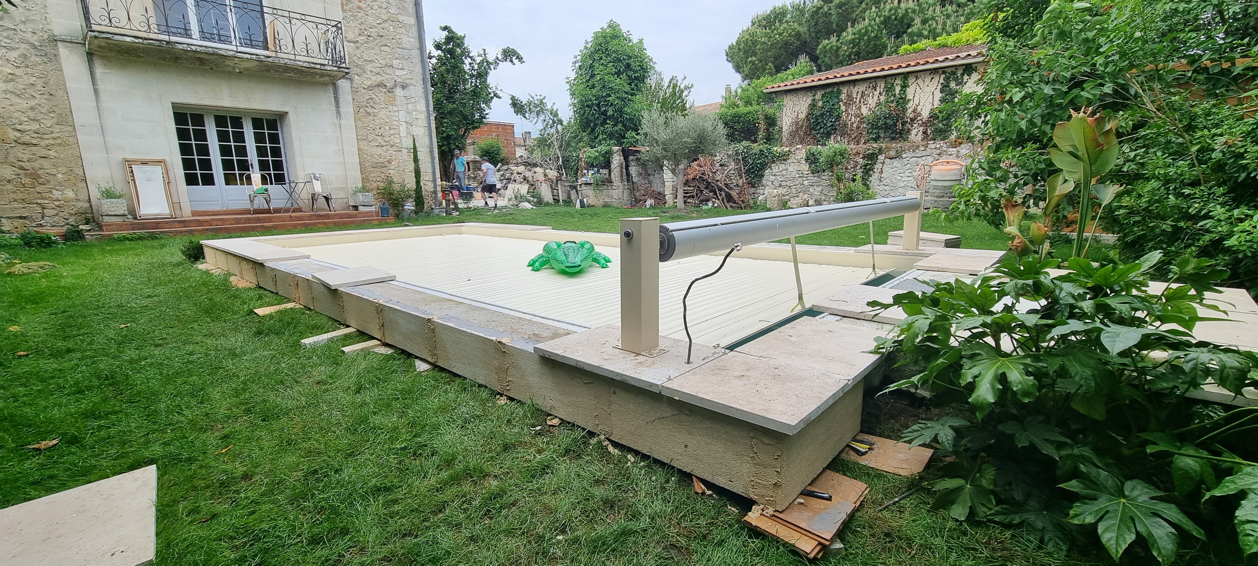 Finition parement pierre naturel/Travertin 