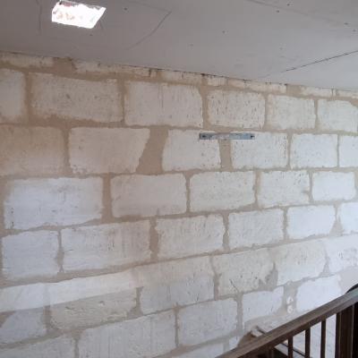 Réfection d'un mur intérieur