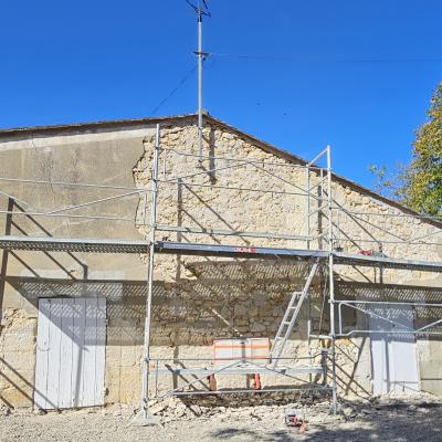 Rénovation façade St Emilion