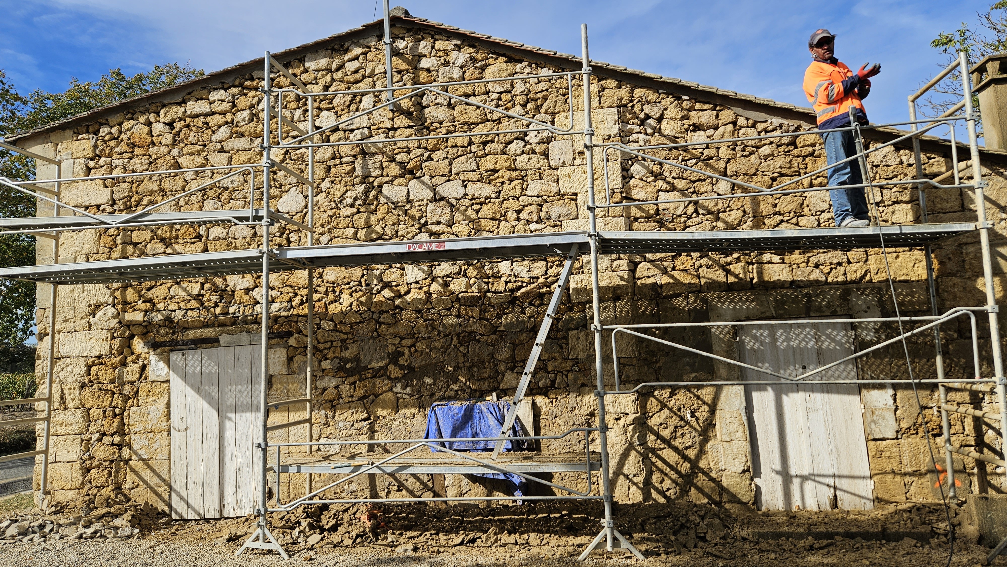 Rénovation façade St Emilion