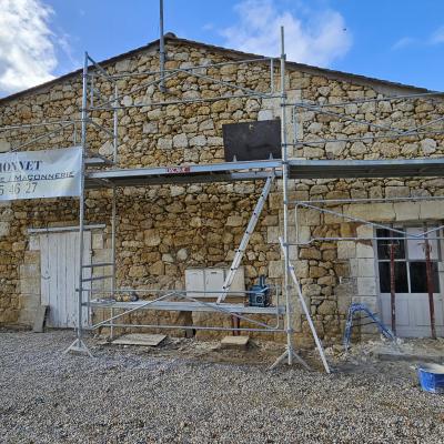 Rénovation façade St Emilion