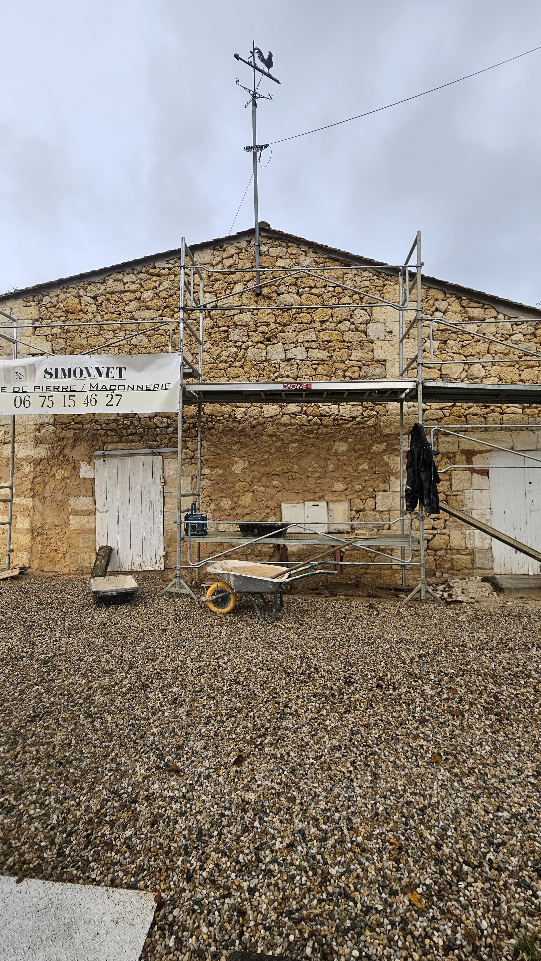 Rénovation façade St Emilion