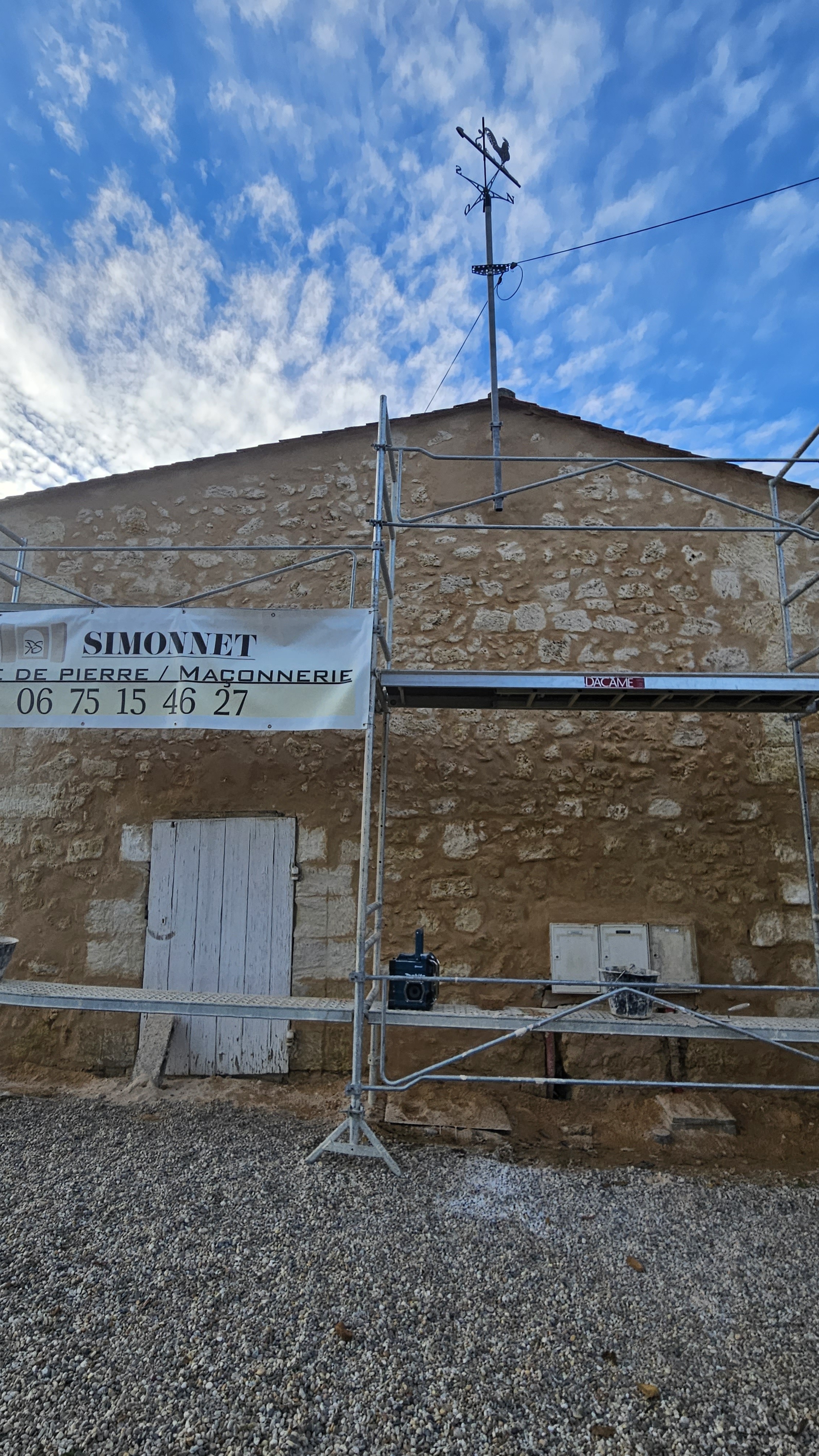 Rénovation façade St Emilion