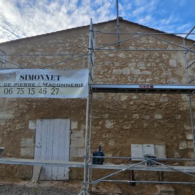 Rénovation façade St Emilion